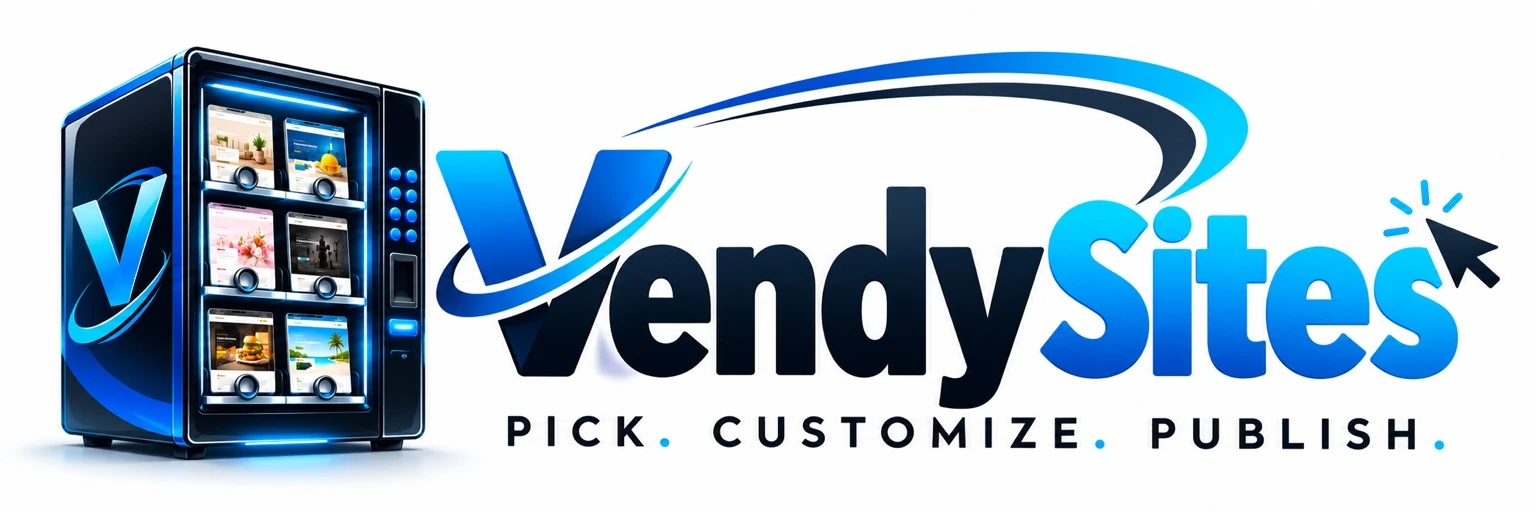 VendySites — Pick. Customize. Publish.